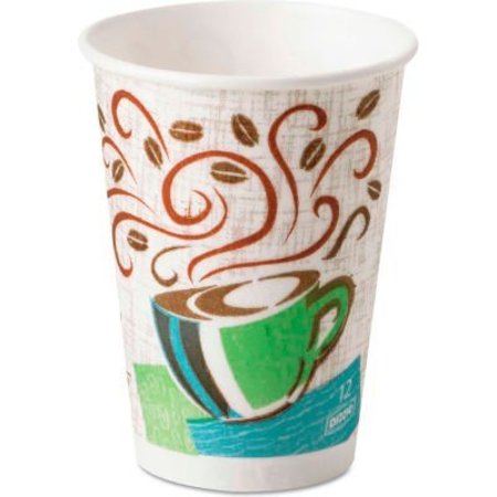 DIXIE FOOD SERVICE Dixie Insulated Hot Paper Cups, PerfecTouch, 12 Oz., 500/Carton, Coffee Dreams Design DXE5342DXCT